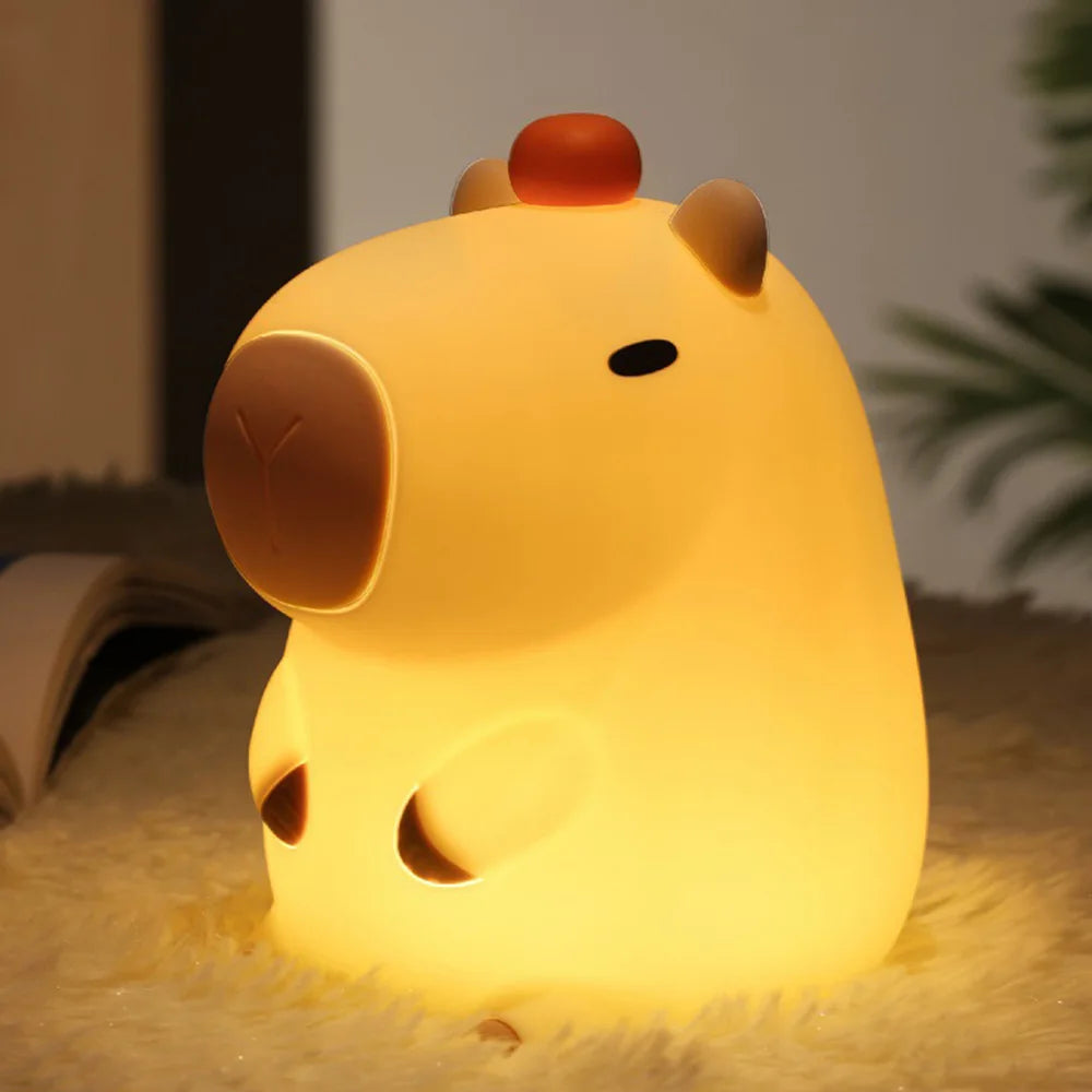 Lampe de Nuit en Silicone en Forme de Lapin Mignon